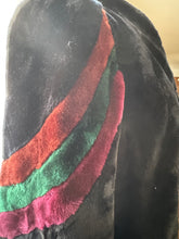 Load image into Gallery viewer, Vintage Sasson Faux Fur Jacket with awesome 80s shoulder detail