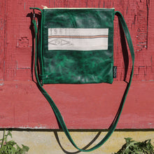 Load image into Gallery viewer, Leather with Vintage Hose Crossbody
