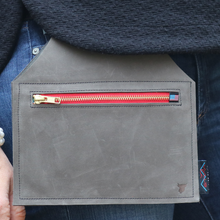 Load image into Gallery viewer, Leather Belt Bag/Wristlet