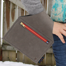 Load image into Gallery viewer, Leather Belt Bag/Wristlet