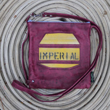 Load image into Gallery viewer, Leather with Vintage Hose Crossbody