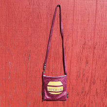 Load image into Gallery viewer, Leather with Vintage Hose Crossbody