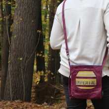 Load image into Gallery viewer, Leather with Vintage Hose Crossbody