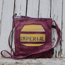 Load image into Gallery viewer, Leather with Vintage Hose Crossbody