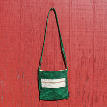 Load image into Gallery viewer, Leather with Vintage Hose Crossbody