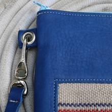 Load image into Gallery viewer, Leather with Vintage Hose Clutch