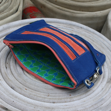 Load image into Gallery viewer, Leather with Vintage Hose Clutch