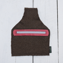 Load image into Gallery viewer, Upcycled Wool Wristlet/ Belt Bag