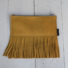 Load image into Gallery viewer, Leather Fringe for Days Clutch