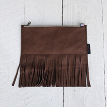 Load image into Gallery viewer, Leather Fringe for Days Clutch