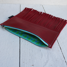 Load image into Gallery viewer, Leather Fringe for Days Clutch