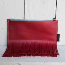 Load image into Gallery viewer, Leather Fringe for Days Clutch