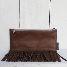 Load image into Gallery viewer, Leather Fringe for Days Clutch