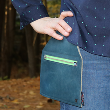 Load image into Gallery viewer, Leather Belt Bag/Wristlet