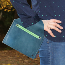 Load image into Gallery viewer, Leather Belt Bag/Wristlet