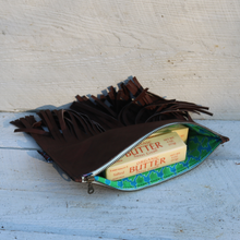 Load image into Gallery viewer, Leather Fringe for Days Clutch
