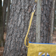 Load image into Gallery viewer, Leather with Vintage Hose Crossbody