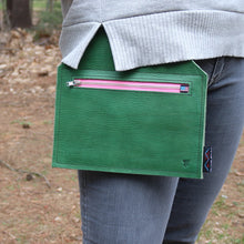 Load image into Gallery viewer, Leather Belt Bag/Wristlet