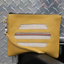 Load image into Gallery viewer, Leather with Vintage Hose Clutch