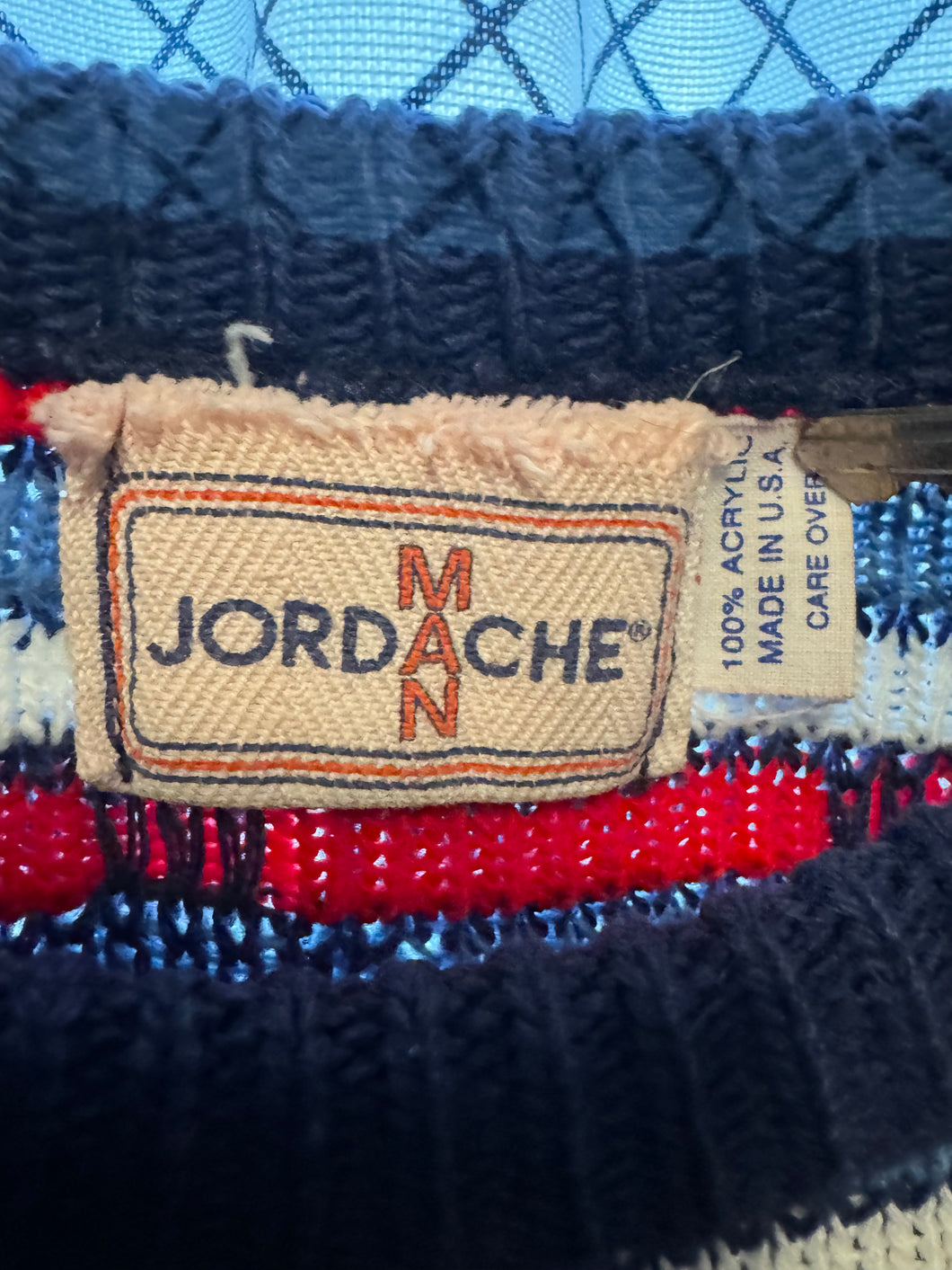 Vintage Jordache Man graphic sweater
