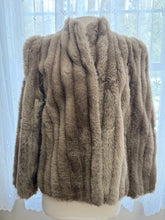 Load image into Gallery viewer, Vintage Sasson Faux Fur Jacket- Light Neutral Jacket - Retro Glam Women's Faux Fur - Vintage Outerwear
