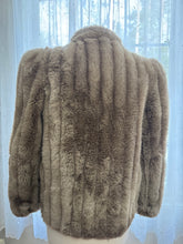 Load image into Gallery viewer, Vintage Sasson Faux Fur Jacket- Light Neutral Jacket - Retro Glam Women's Faux Fur - Vintage Outerwear
