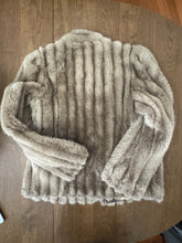 Load image into Gallery viewer, Vintage Sasson Faux Fur Jacket- Light Neutral Jacket - Retro Glam Women's Faux Fur - Vintage Outerwear
