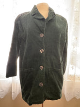 Load image into Gallery viewer, Vintage Match Point Corduroy Jacket – Medium Lightweight Button-Front Jacket
