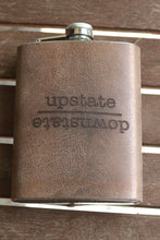 Load image into Gallery viewer, Leather wrapped flask
