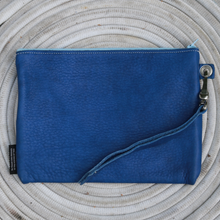 Load image into Gallery viewer, Leather with Vintage Hose Clutch
