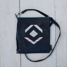 Load image into Gallery viewer, Leather with Vintage Hose Crossbody
