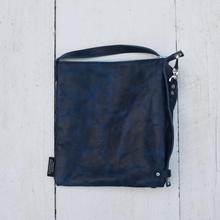 Load image into Gallery viewer, Leather with Vintage Hose Crossbody
